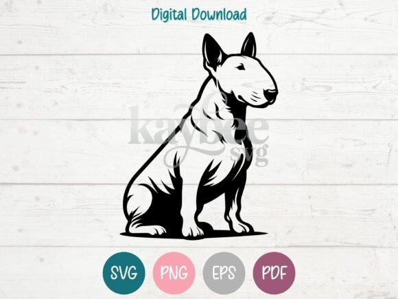 Bull Terrier SVG Cut File for Graphics and Crafts