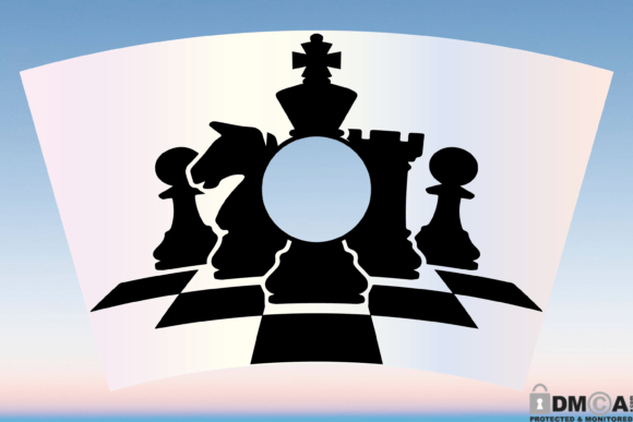Chess Board Cup Wrap: Graphics & Print Templates Review