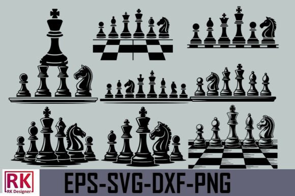 Chess Figures SVG Bundle