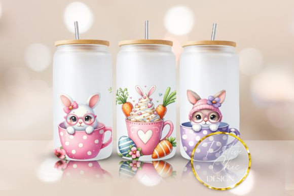 Easter Libbey Glass Tumbler Design for Crafts & Graphics