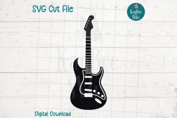 Electric Guitar SVG: Graphics for Crafts & Branding