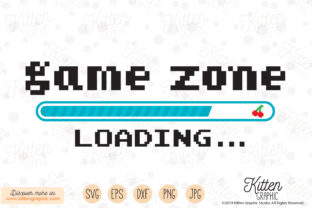 Game Zone Loading: A Brand Graphic for Crafts & Marketing