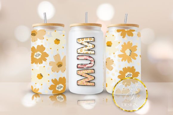 Mum Libbey Can Glass Floral UVDTF Wrap Review
