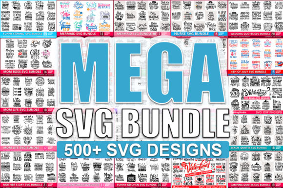 The Mega Bundle: Graphics & Print Templates for Crafters
